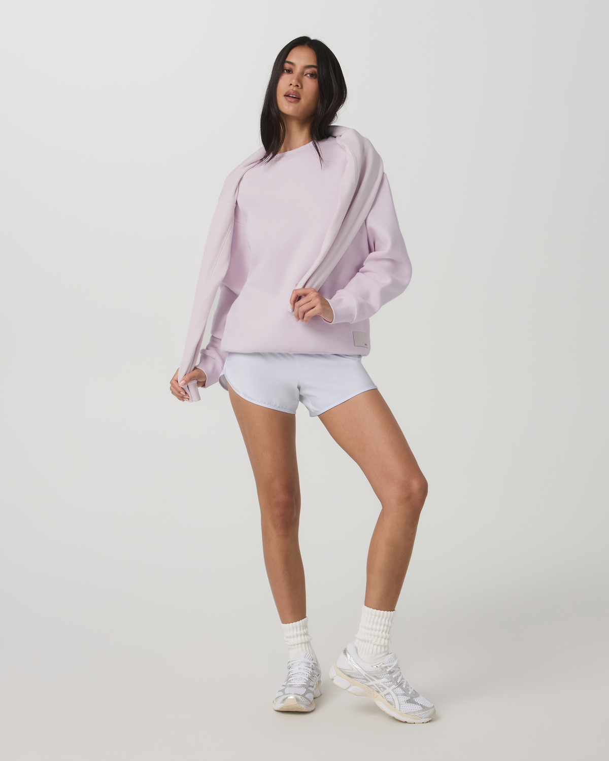 Restore Oversized Crew 2.0 Women's Lilac Breeze Sweatshirt - Vuori