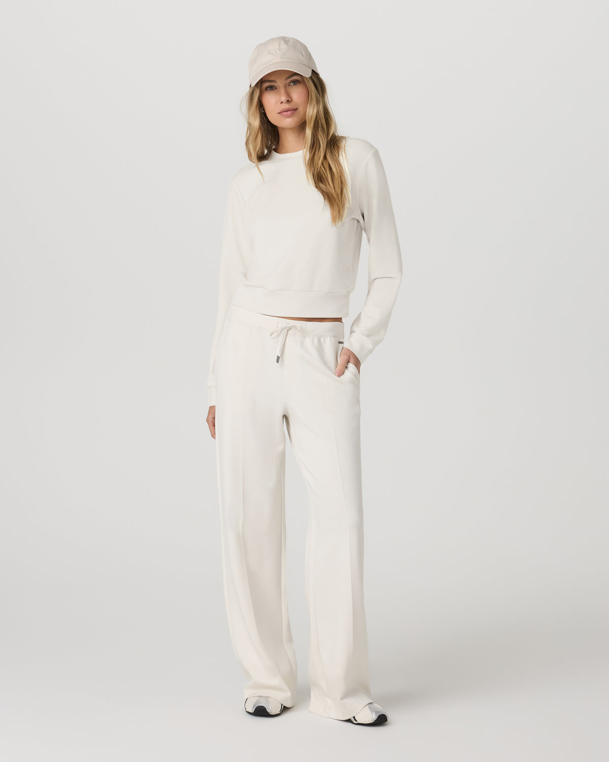 Compose Crew Marshmallow Pullover Fleece Sweatshirt - Vuori