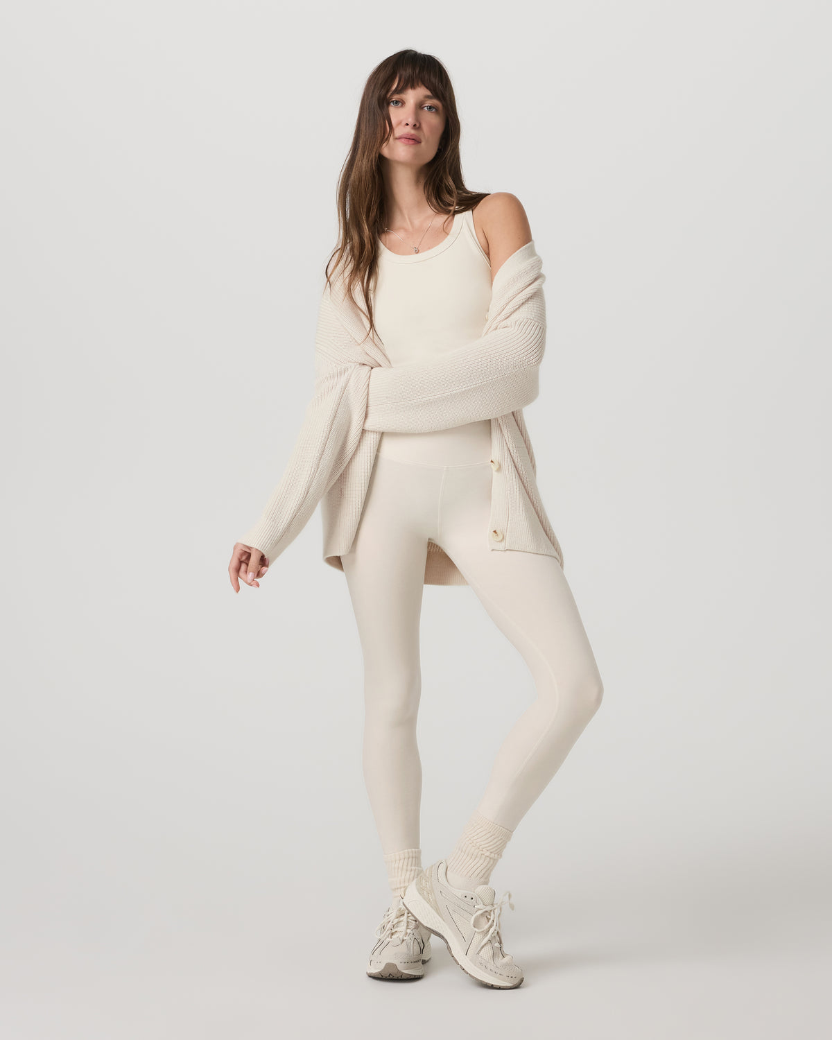 Alps Boyfriend Cardigan Women's Marshmallow Sweater - Vuori