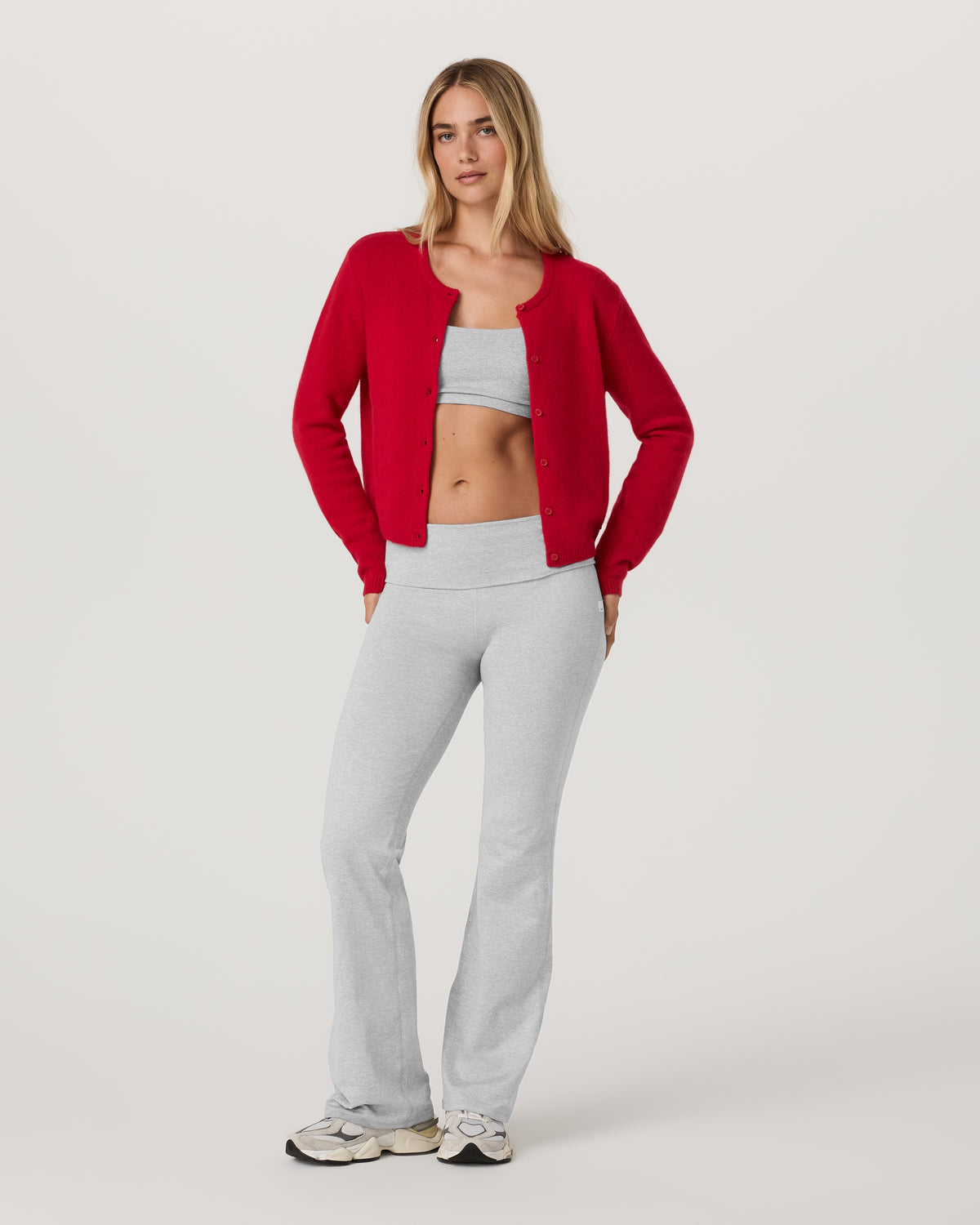 Émilie Cashmere Cardi Women's Cherry Cardi - Vuori