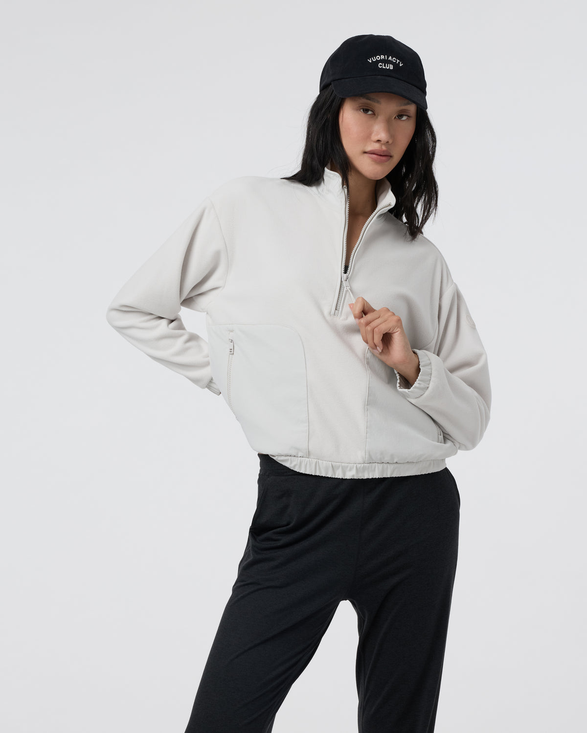 Women's Aspen Half Zip Salt Fleece Pullover - Vuori