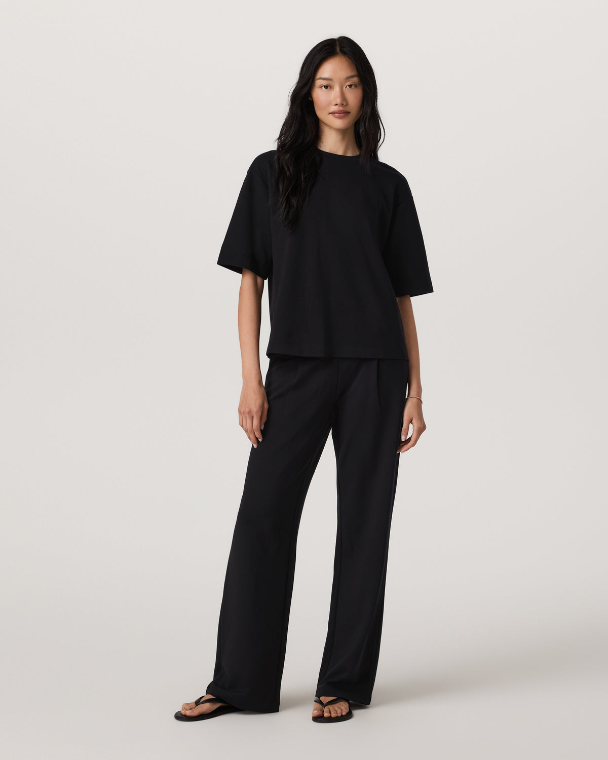 Maven Wideleg Pant Women's Black Lounge Pants - Vuori