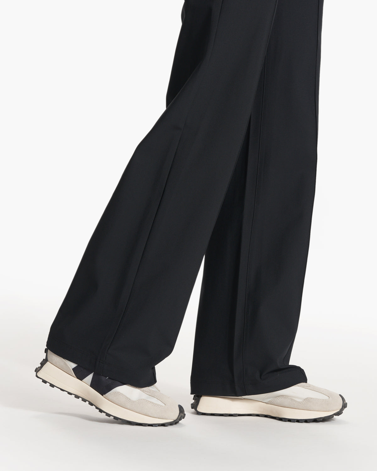 Women's Meta Wideleg Black Tailored Pants - Vuori