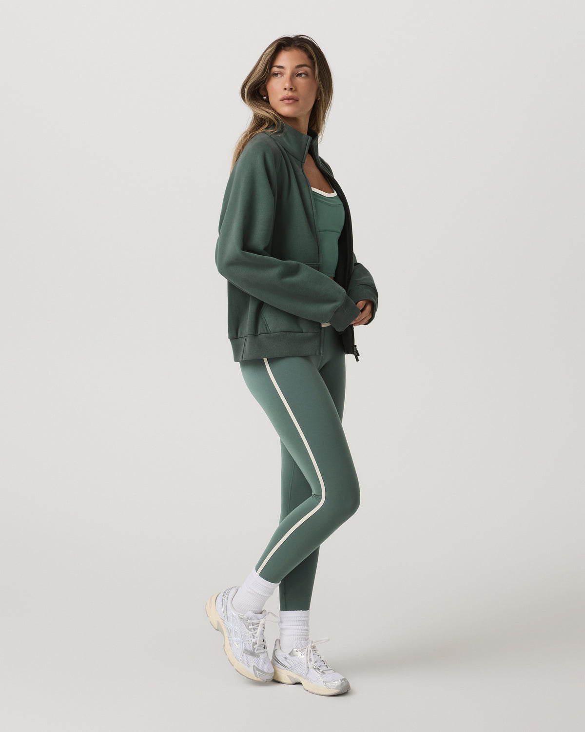 Vuori AllTheFeels™ Corset Legging Women's Agate Green Leggings - Vuori