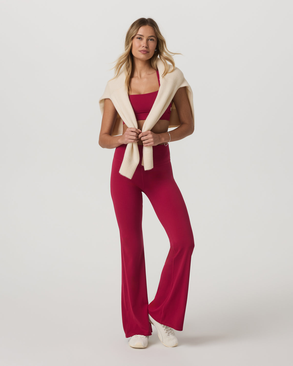Vuori AllTheForm™ Flare - Short Strawberry Leggings - Vuori