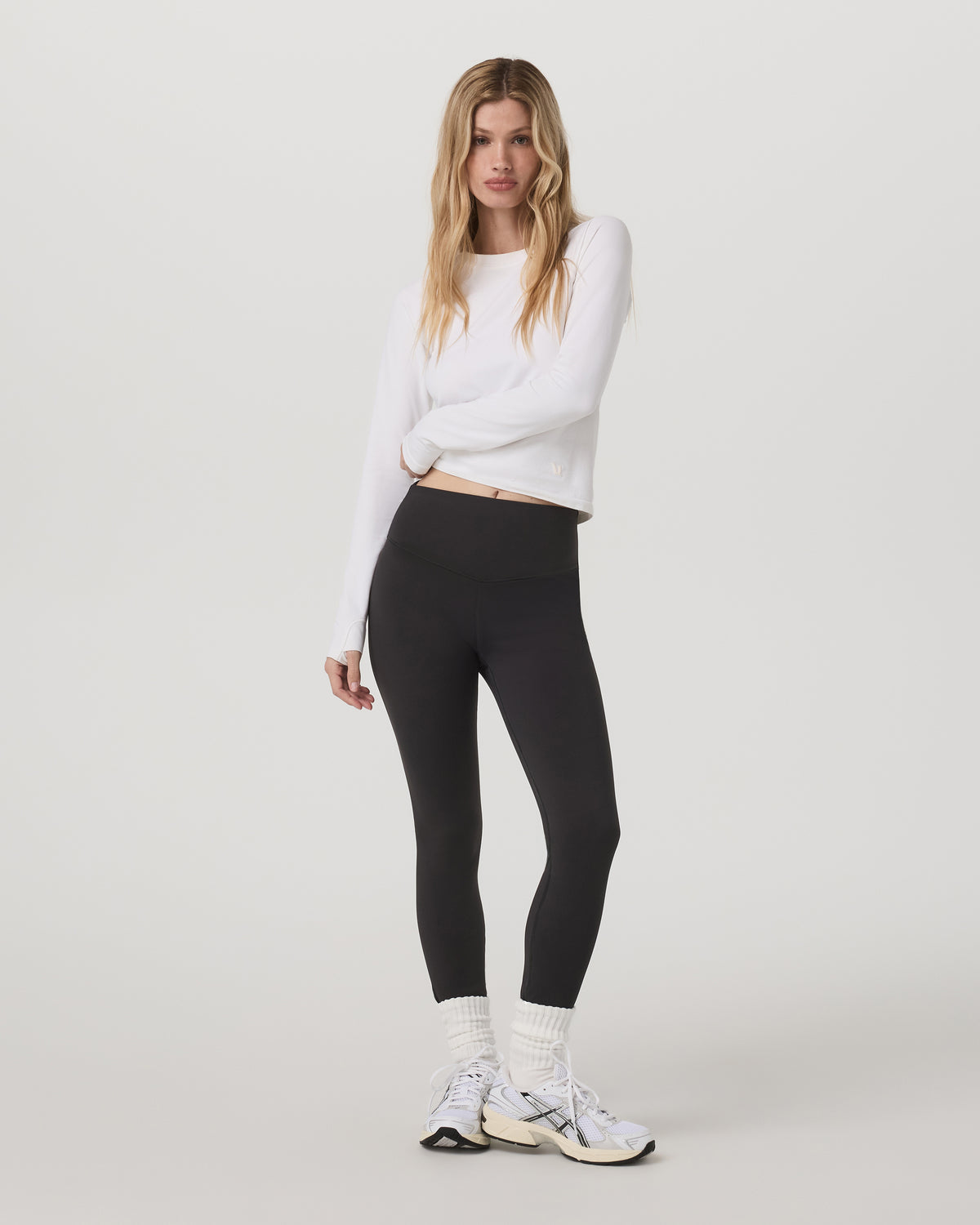 Chilled Out Legging Washed Black High-Waist Leggings - Vuori