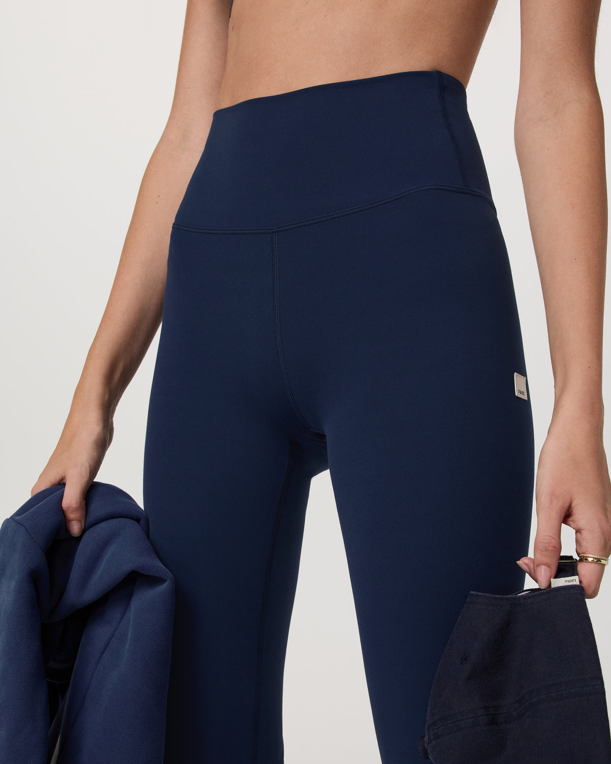 Vuori AllTheFeels™ Slim Flare Blue Coast Leggings - Vuori