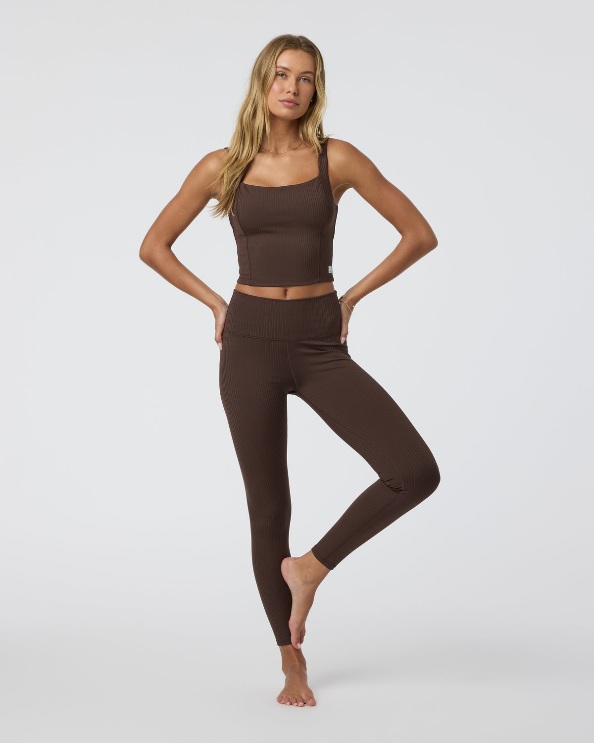 Inversion Rib Legging Java - Vuori