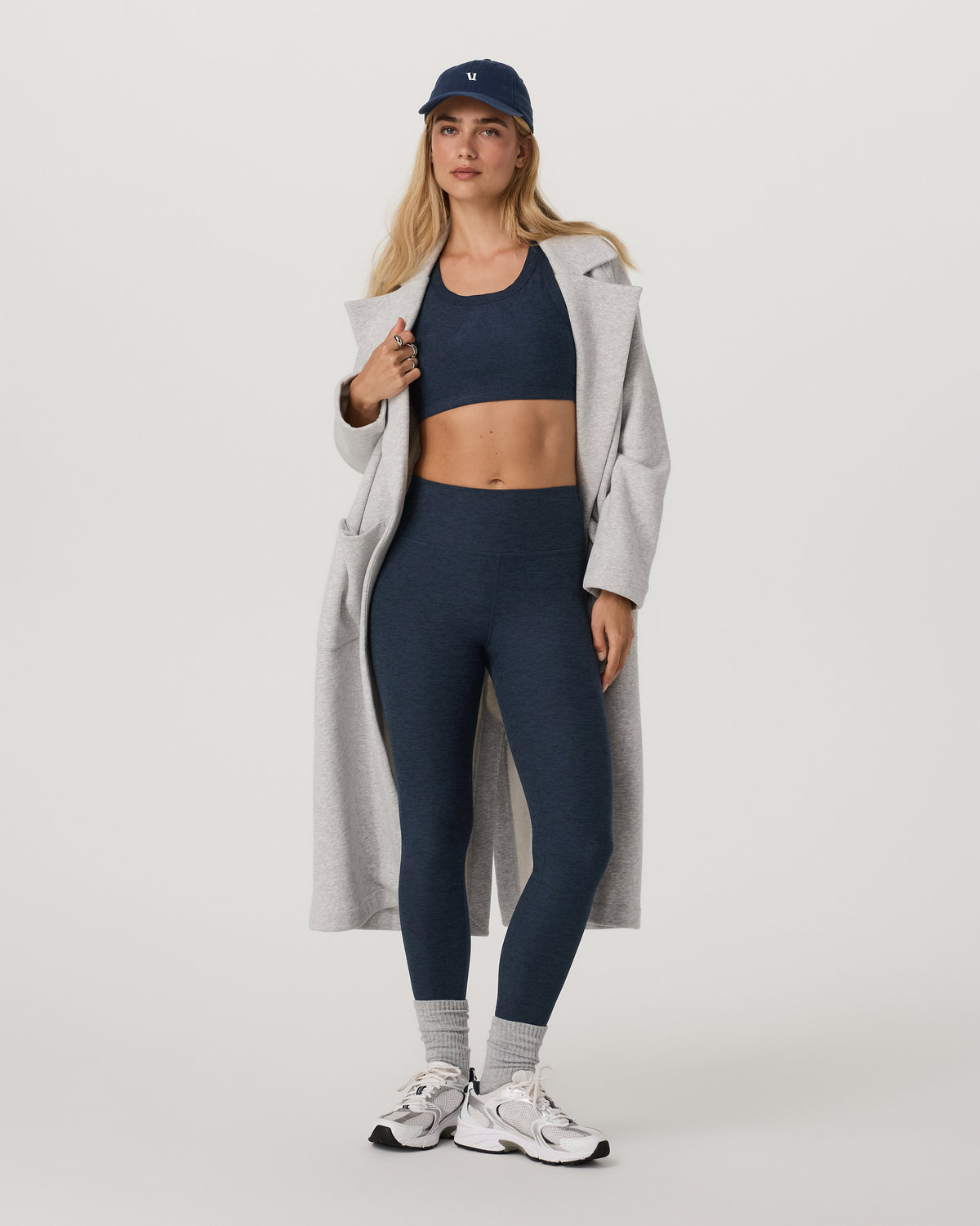 Clean Elevation Legging-Long Midnight Heather - Vuori