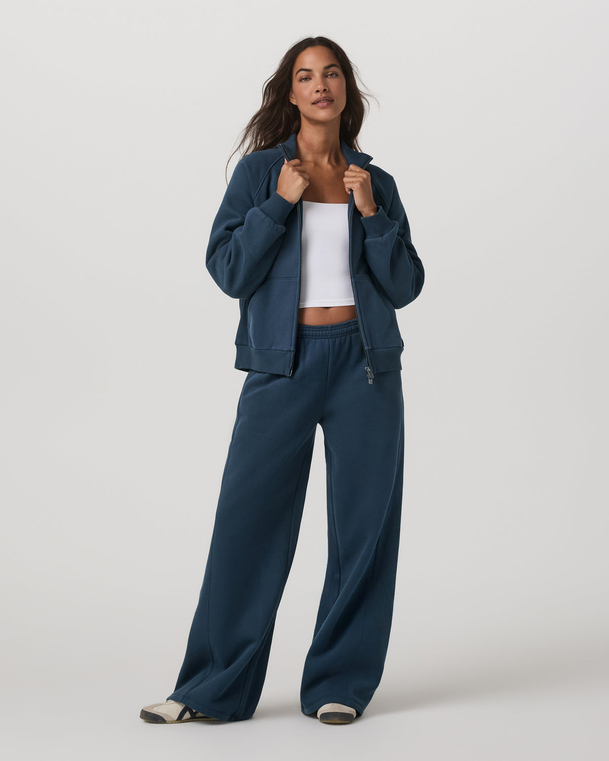 Restore Ultra Wideleg Sweatpant Women's Ocean Blue Pants - Vuori