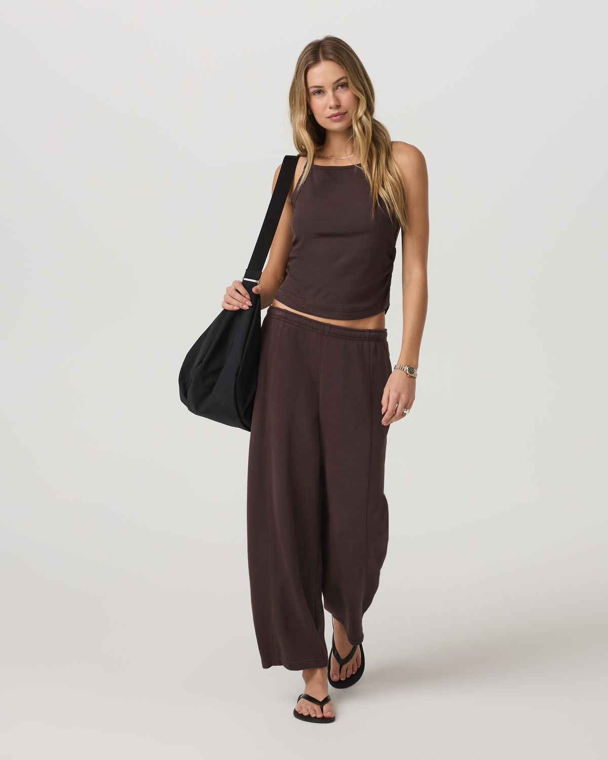 Pose Cooper Tank Women's French Roast Tank Top - Vuori