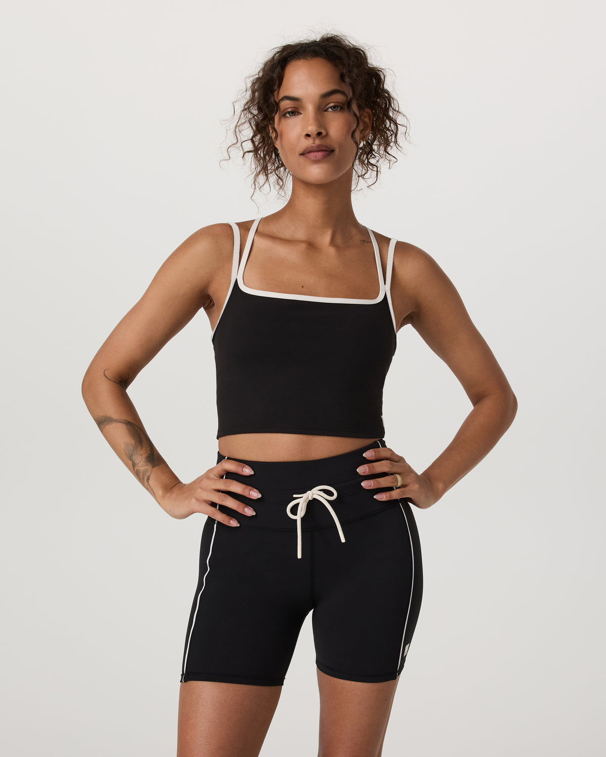 Daily Layered Tank Women's Black Performance Top - Vuori