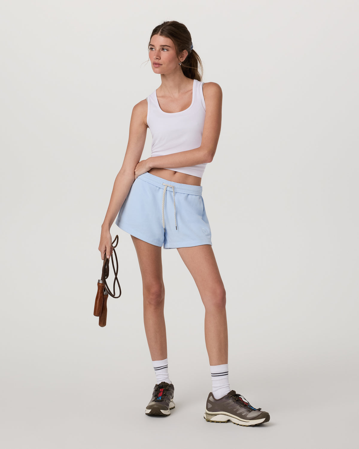 Pose Layering Tank Women's White Tank Top - Vuori