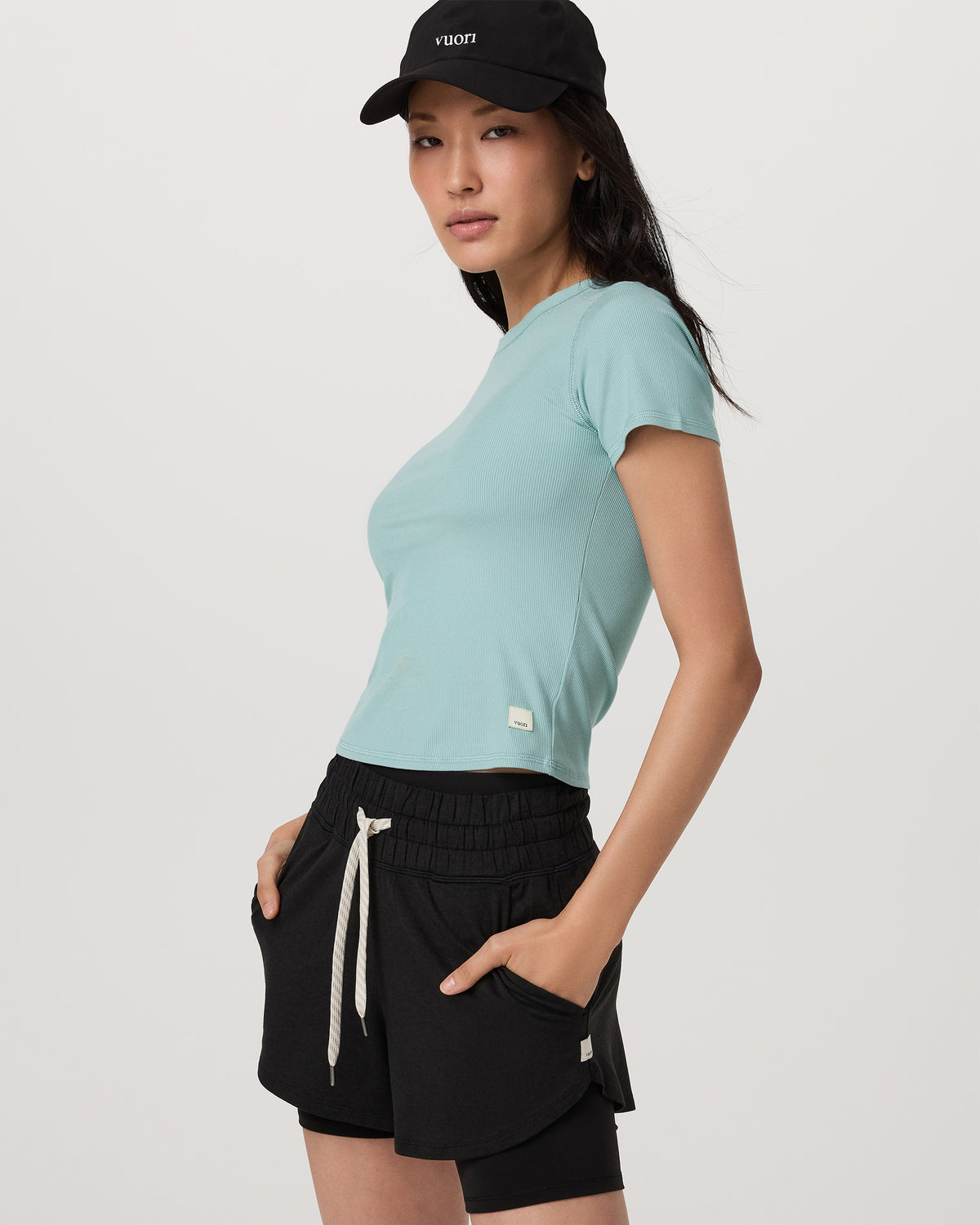 Pose Fitted Tee Sea Spray - Vuori