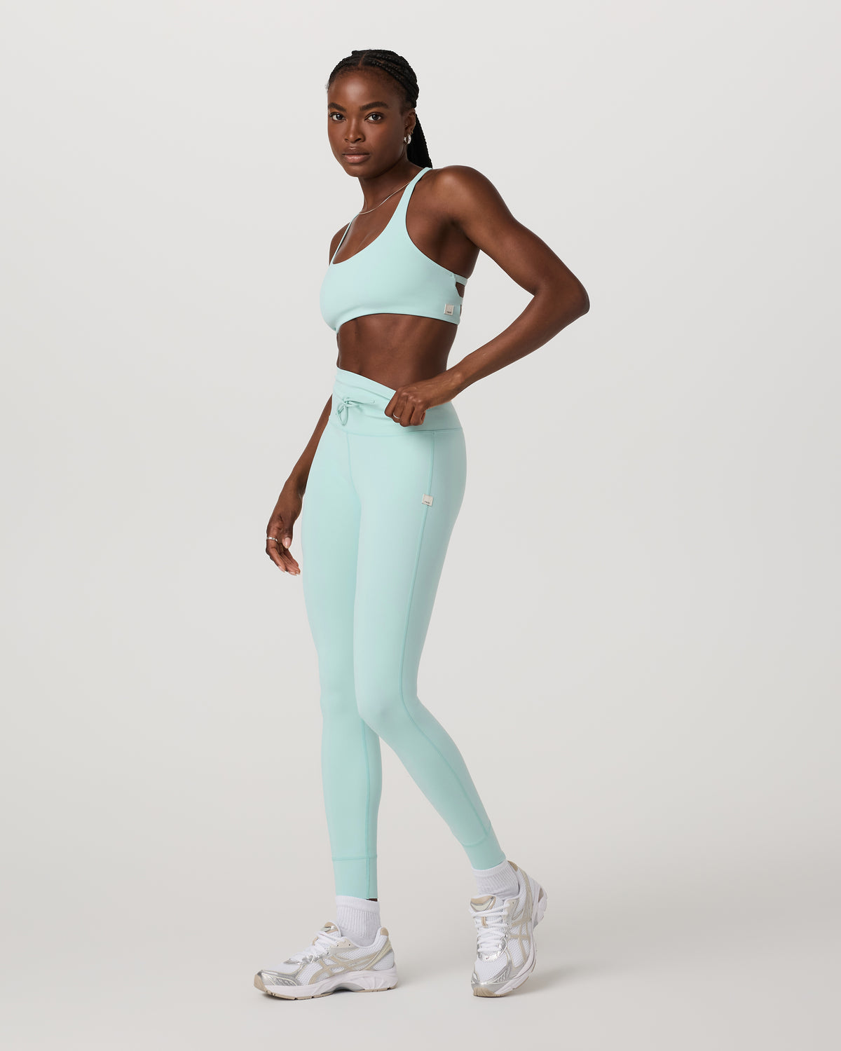 Yosemite Bra Women's Spearmint Strappy Sports Bra - Vuori