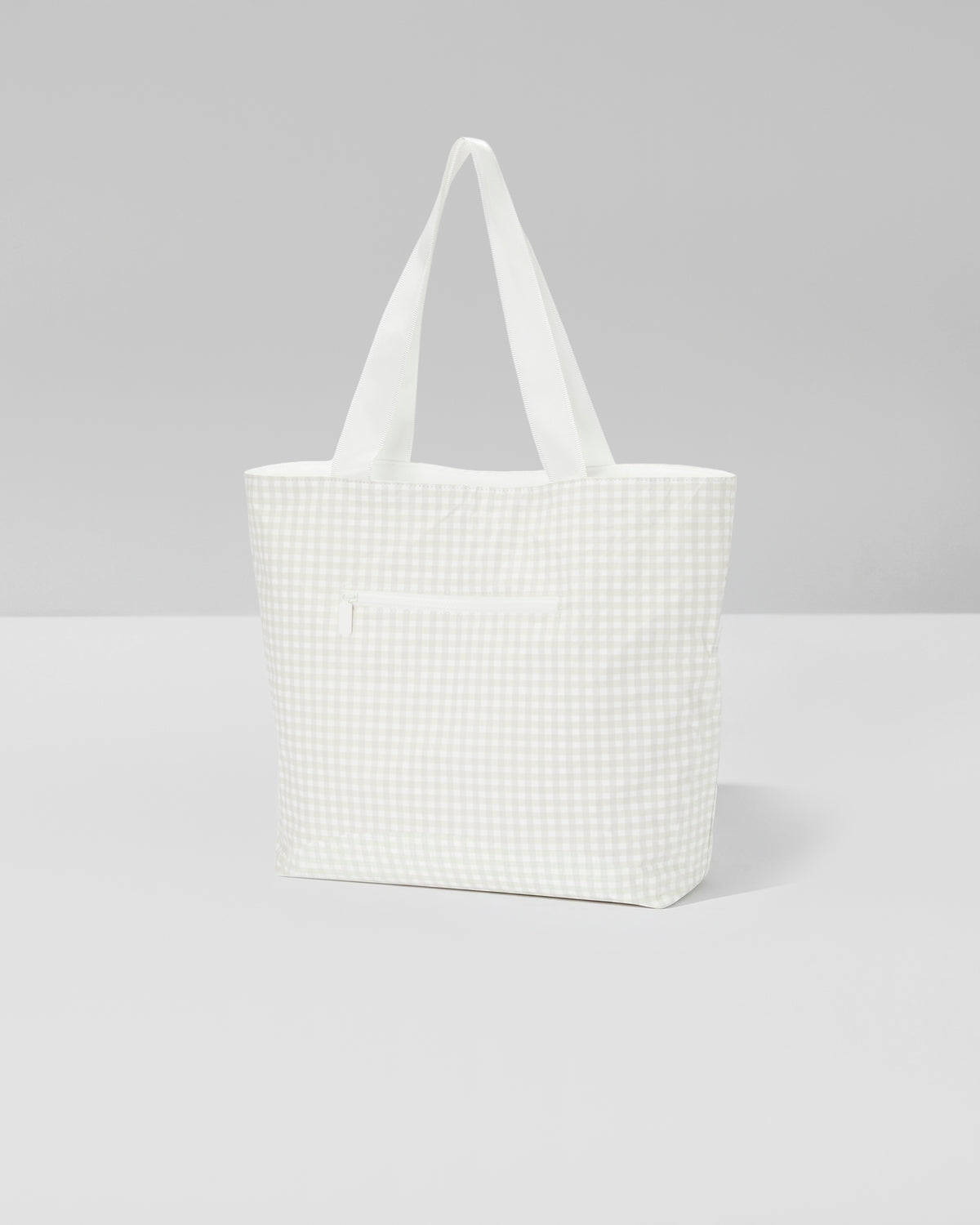 ALOHA-Day Tripper Natural/Bone Gingham Bag - Vuori