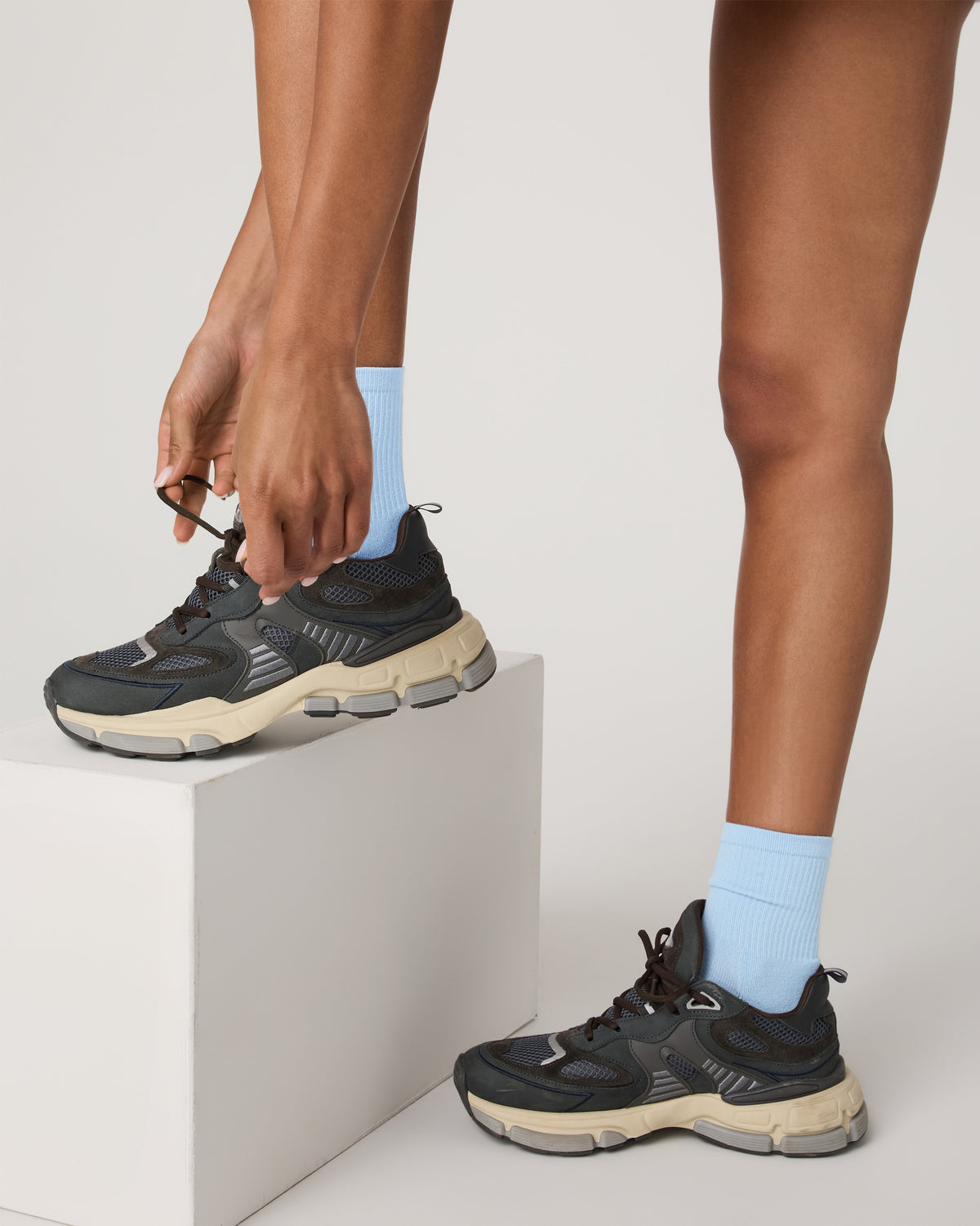 Half Crew Sock Crystal Blue Socks - Vuori