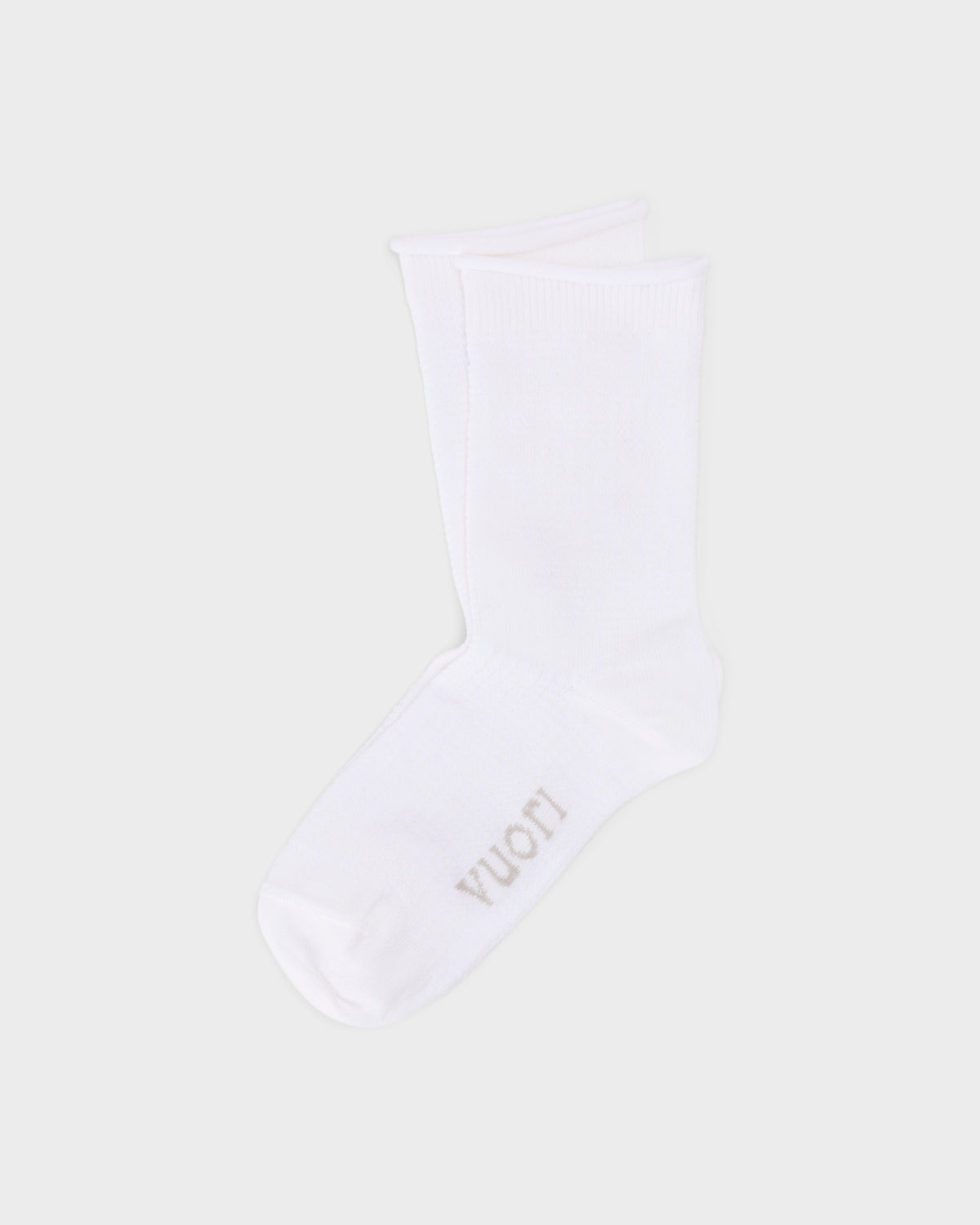 Quarter Crew Pointelle Sock Stylish White Socks - Vuori