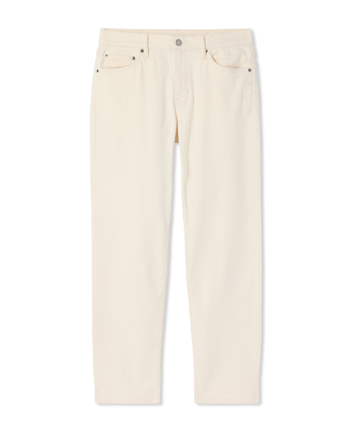Benton Stretch Twill Pant Classic Fit 30" Natural Jeans - Vuori