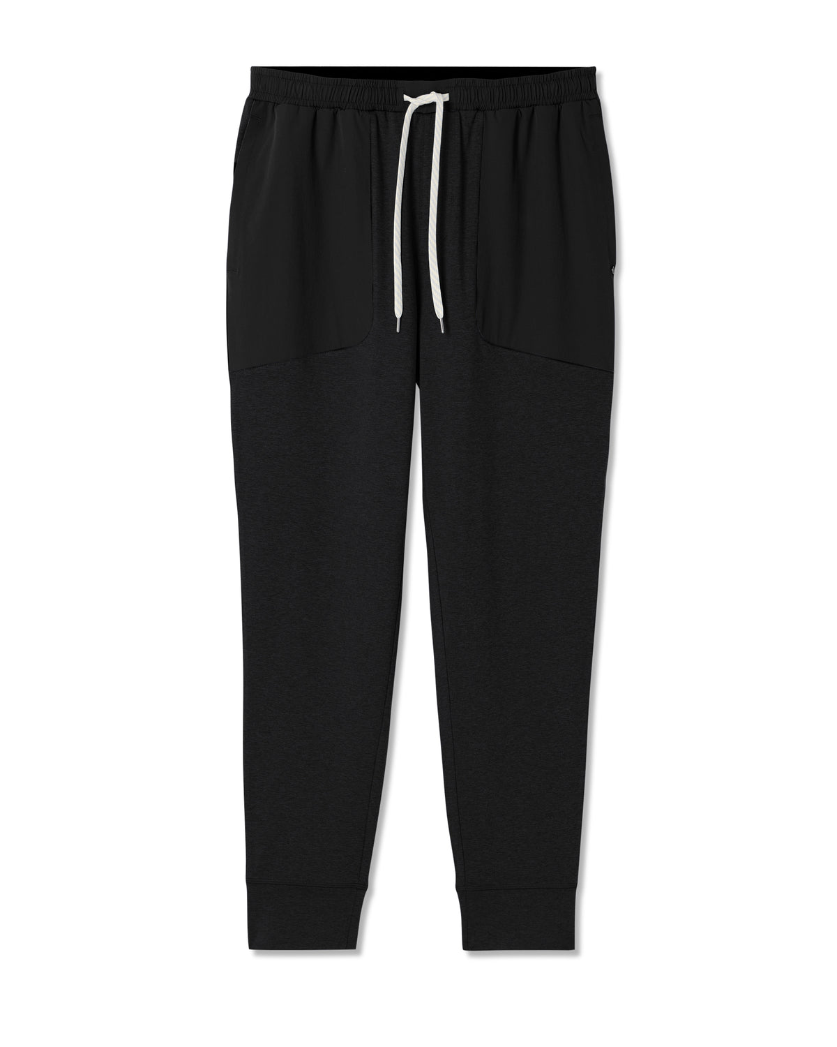Sunday Mixed Media Jogger 28" Men's Black Joggers - Vuori