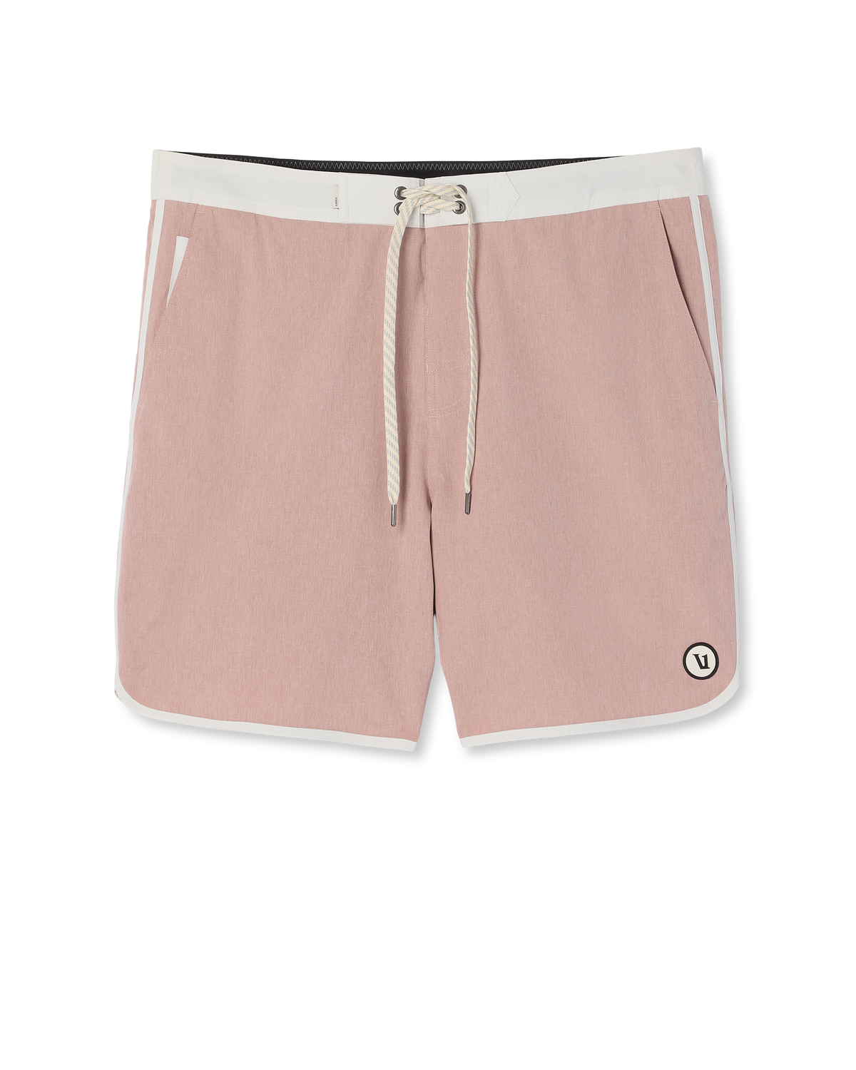 Cruise Boardshort 7" Men's Mauve Linen Texture Shorts - Vuori