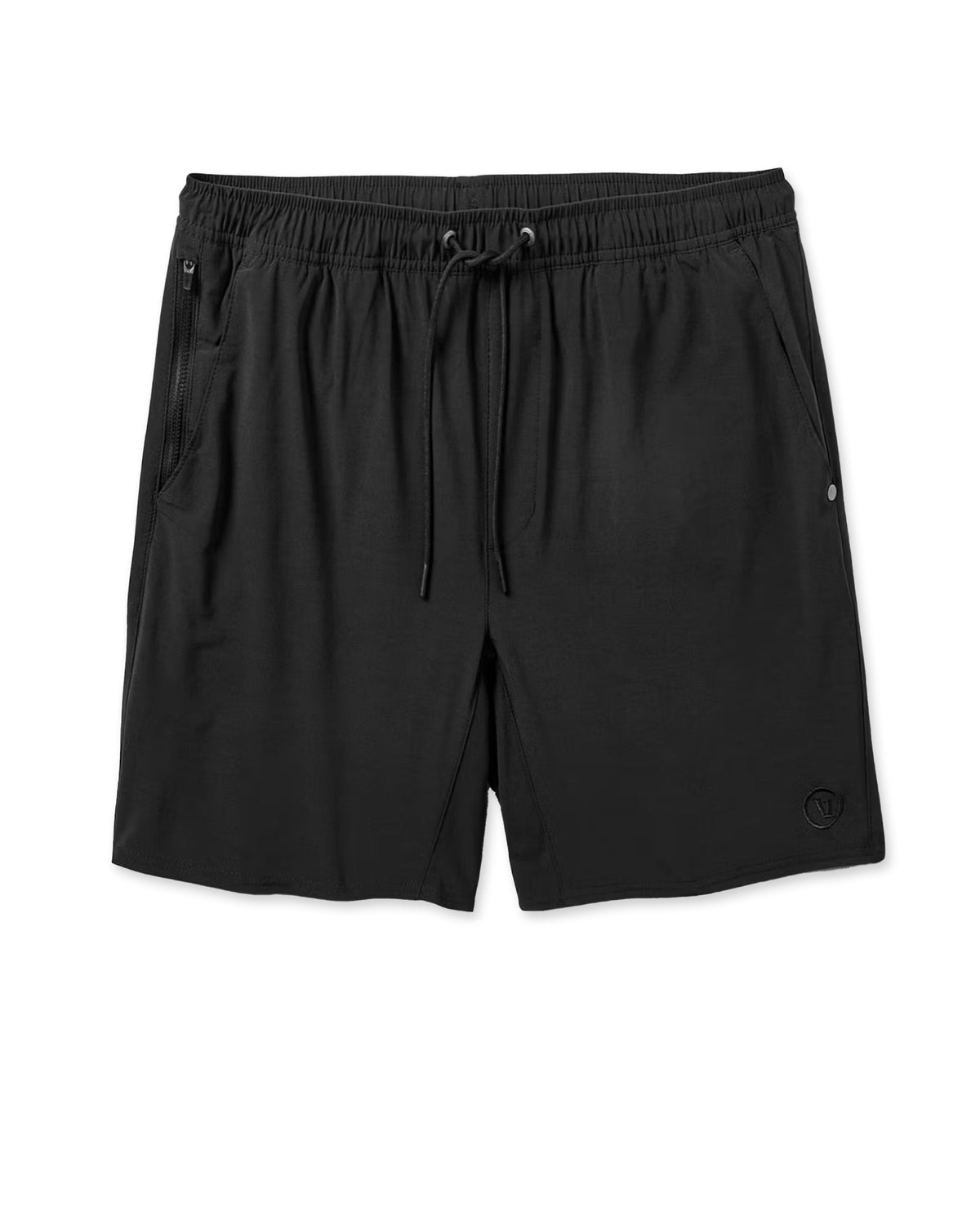 Kore Elevate Short Lined 7" Men's Black Shorts with Zip Pockets - Vuori