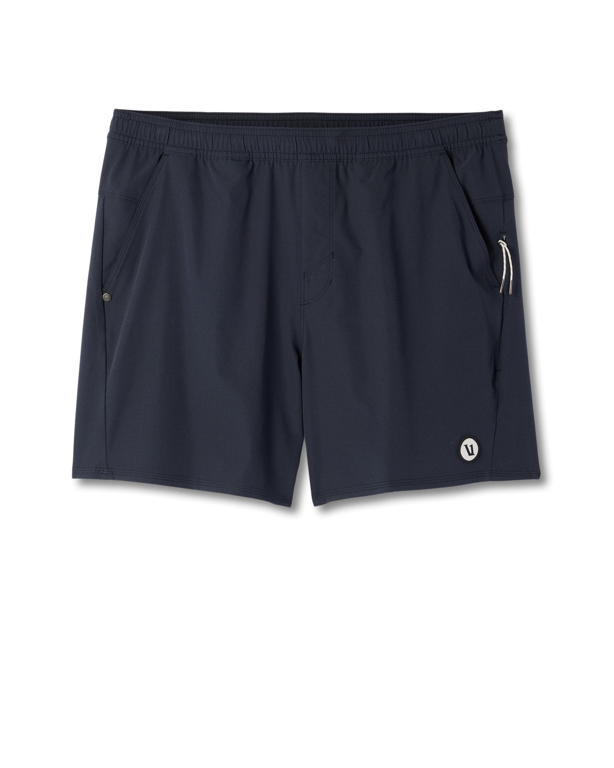 Maverick Volley Short Lined Men's Black Swim Shorts - Vuori