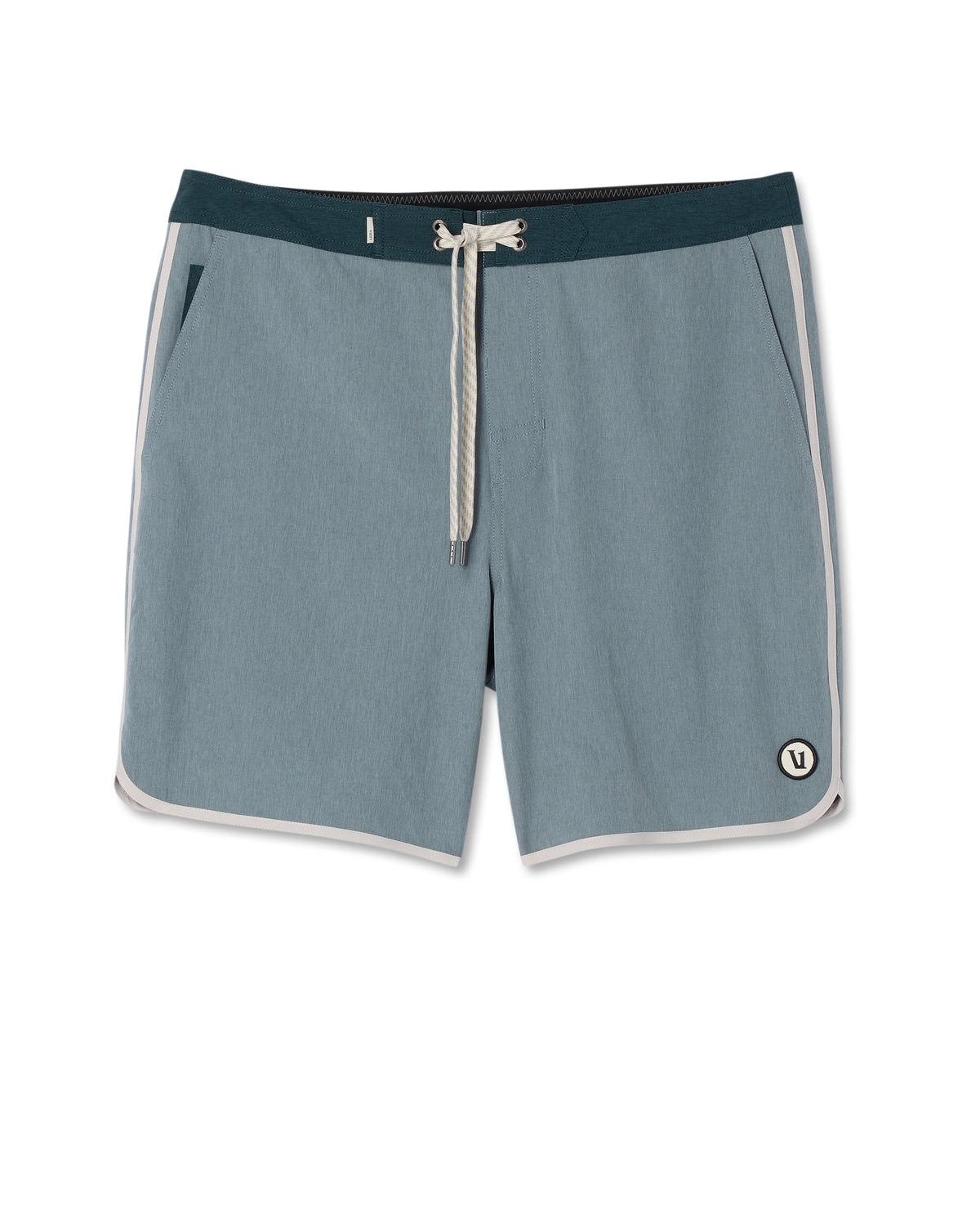 Cruise Boardshort Dusty Blue Linen Texture - Vuori