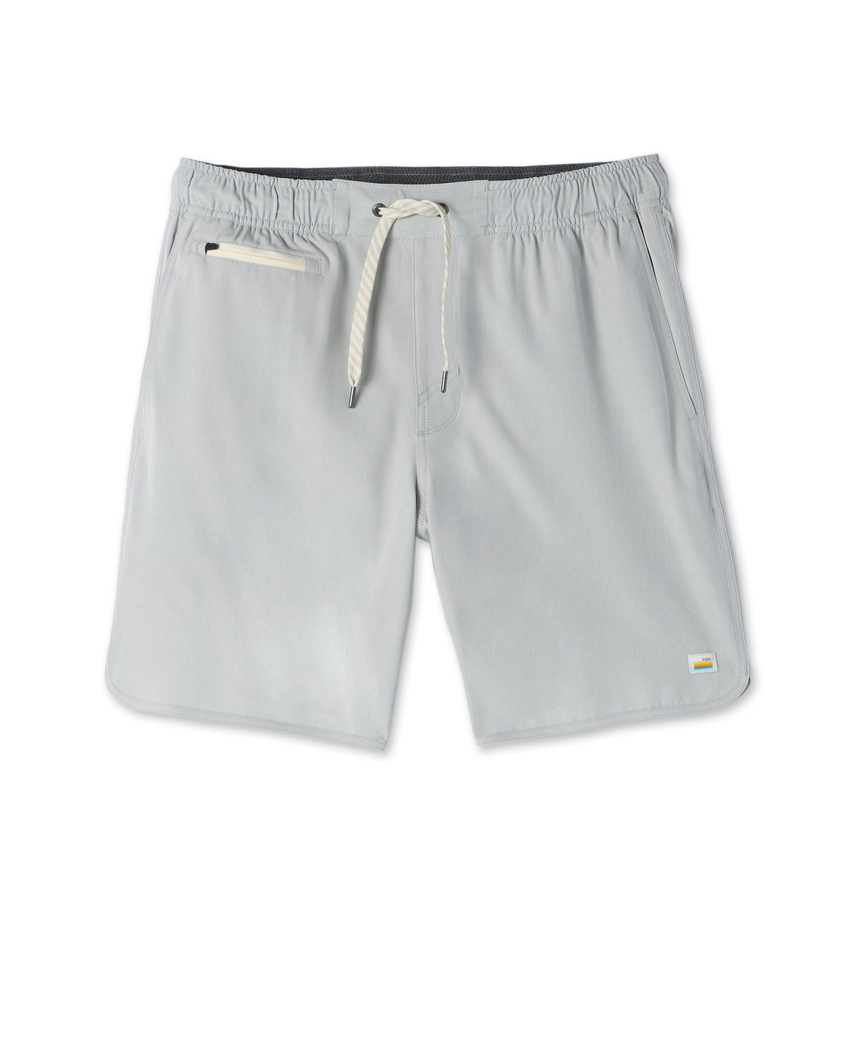 Banks Short Sky Grey Linen Texture Active Shorts - Vuori