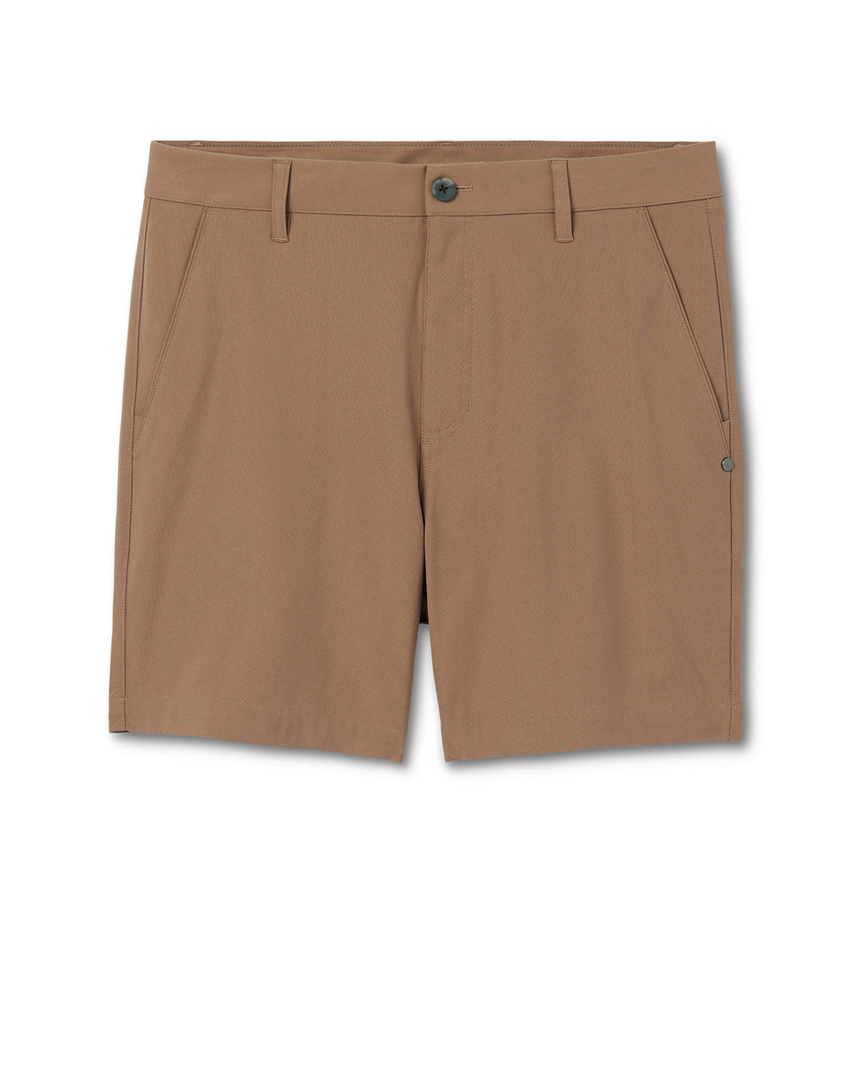 Meta Short Camel Brown Relaxed Fit Chino Shorts - Vuori