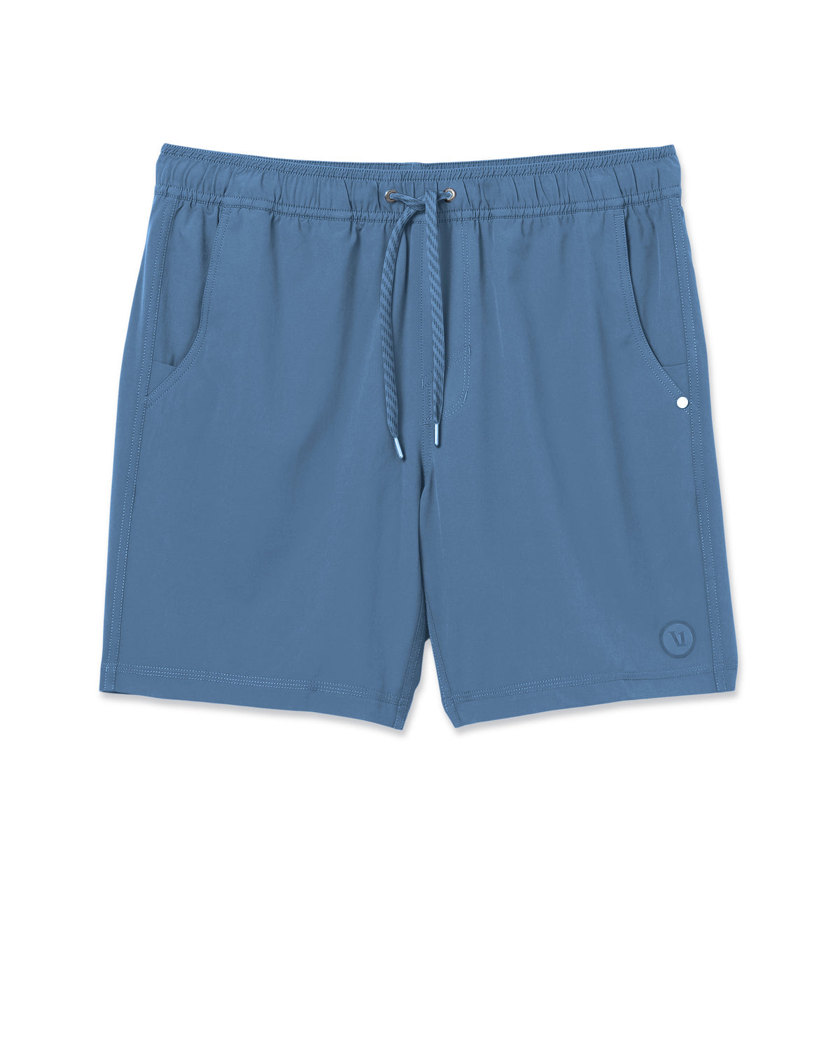 Kore Short Lined 7" Men's Pool Blue Tonal Athletic Shorts - Vuori