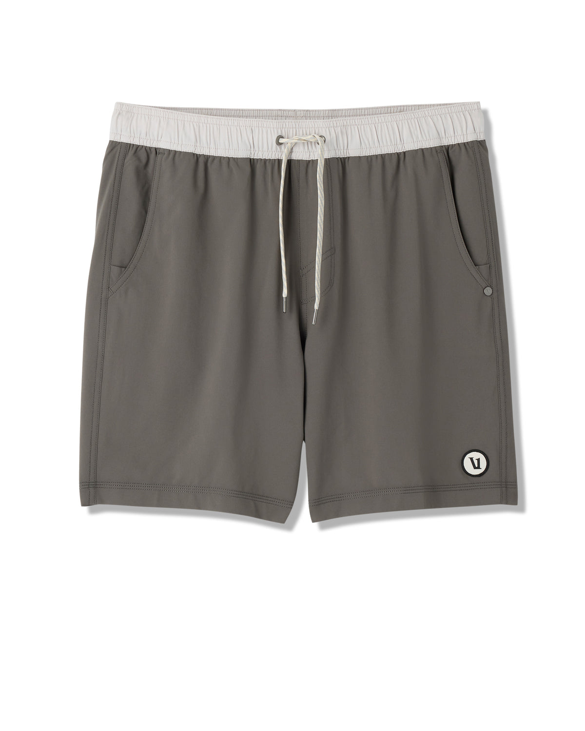 Kore Short Lined 7" Men's Warm Grey Athletic Shorts - Vuori