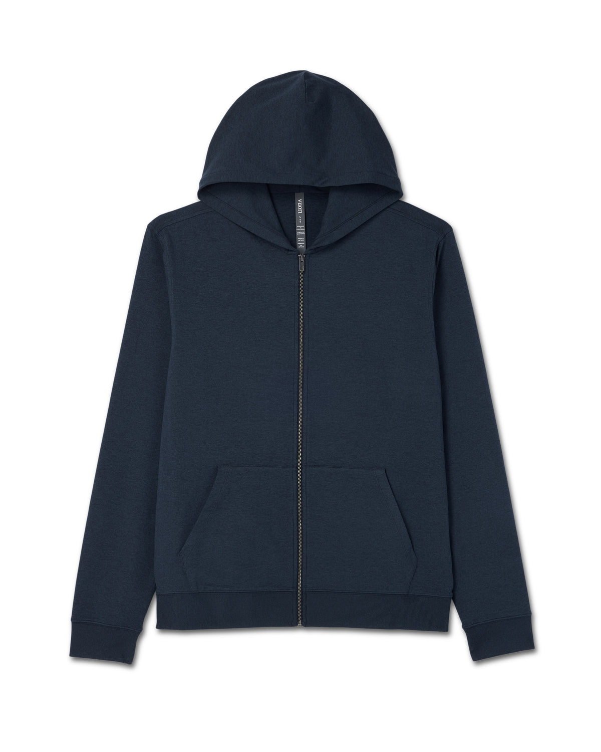 Coronado Full Zip Hoodie 2.0 Men's Midnight Heather Jacket - Vuori