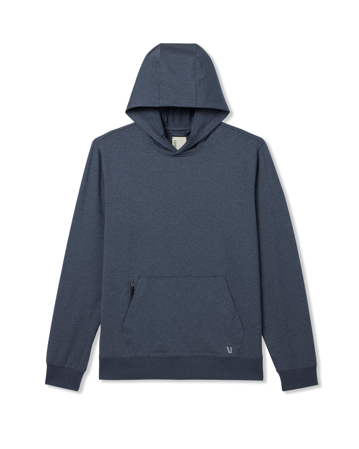 Sunday Hoodie 2.0 Men's Azure Heather Athletic Hoodie - Vuori