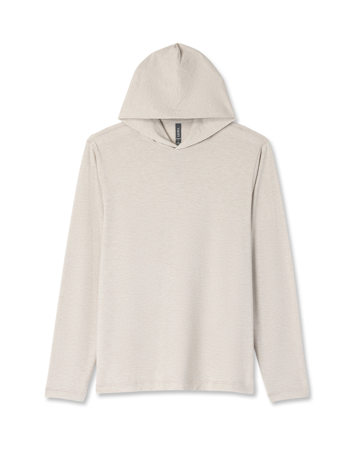 Men's Long Sleeve Everyday Fitness Hoodie Oatmeal Heather - Vuori