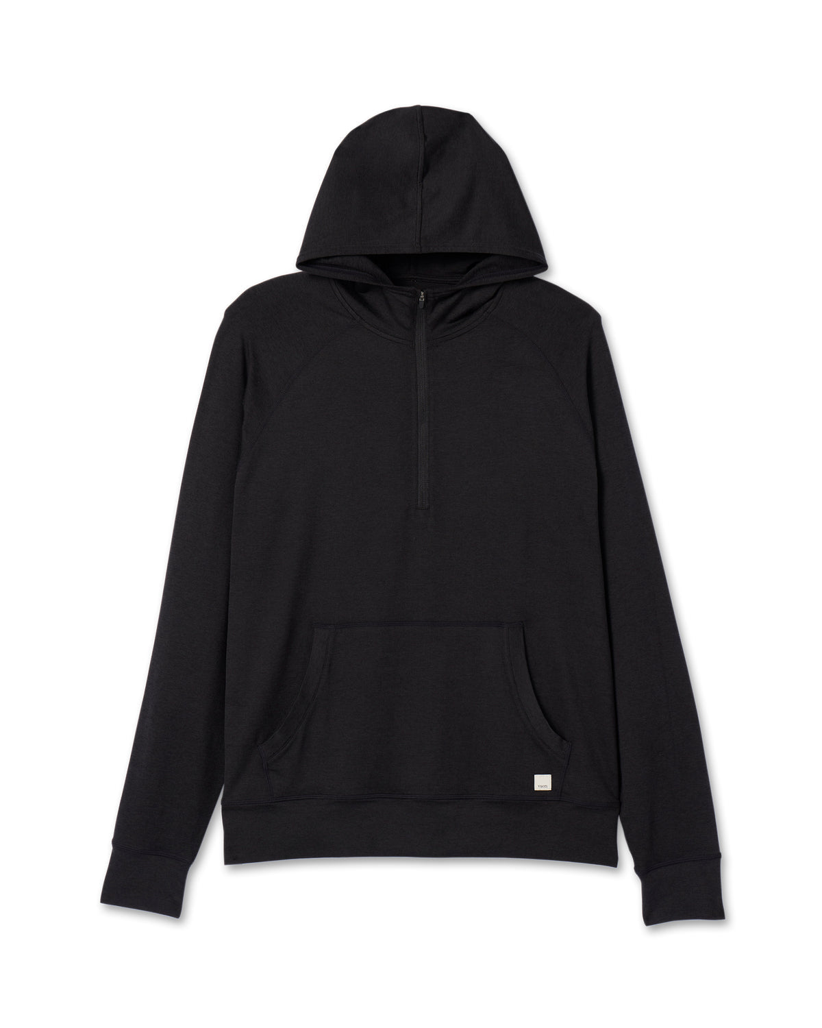 Ponto Performance Half Zip Hoodie Men's Black Half Zip - Vuori