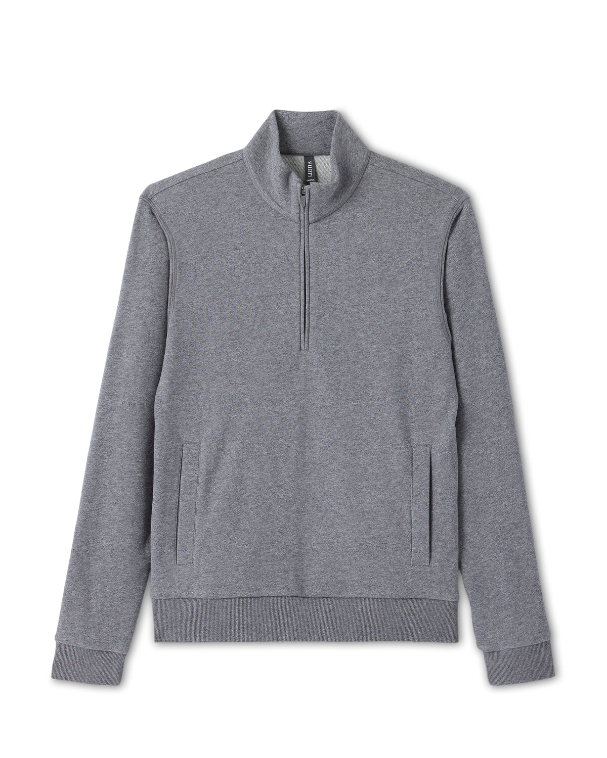 Cypress 1/4 Zip 2.0 Heather Grey - Vuori