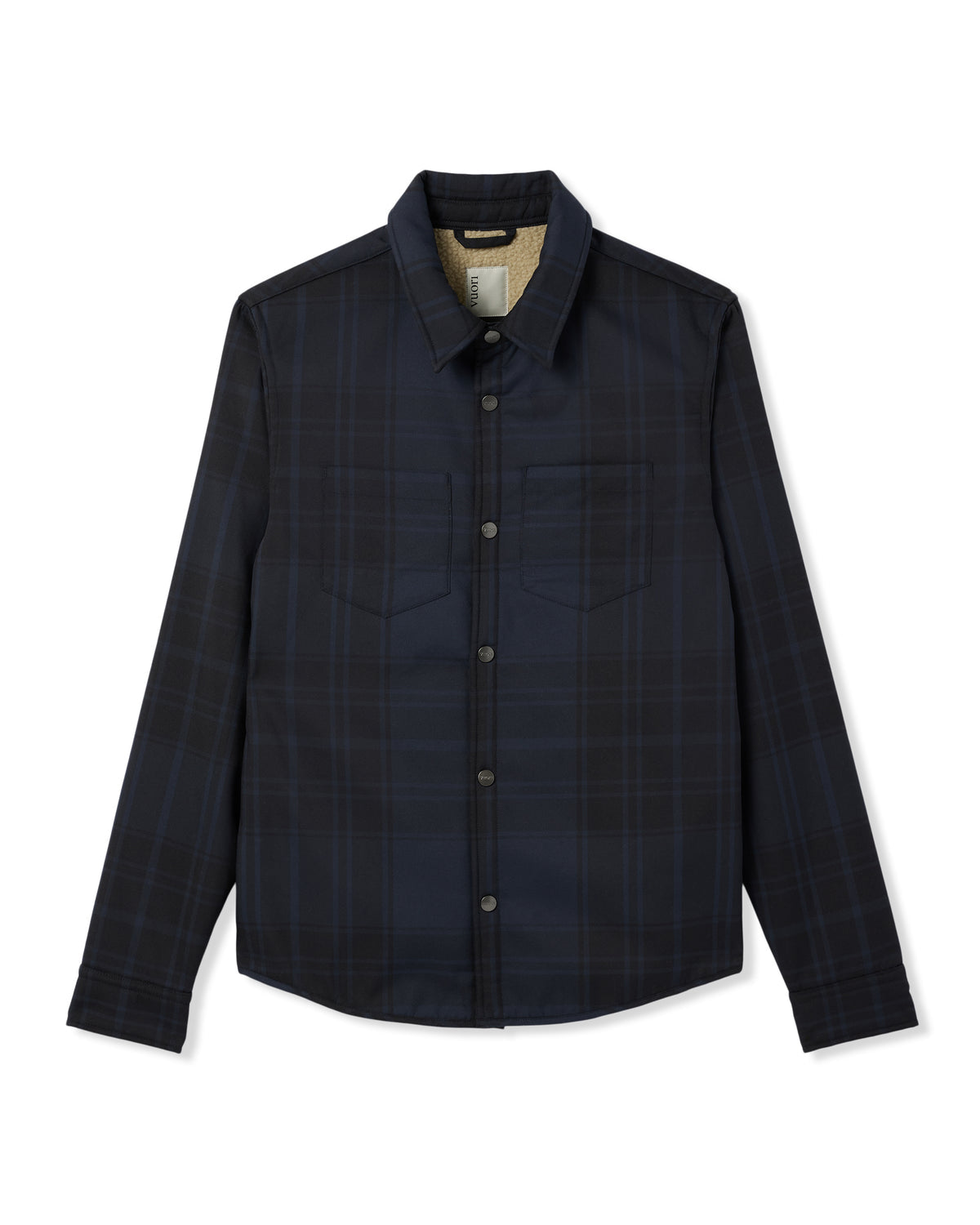 Coastside Shirt Jacket Men's Navy Fleece Shirt Jacket - Vuori