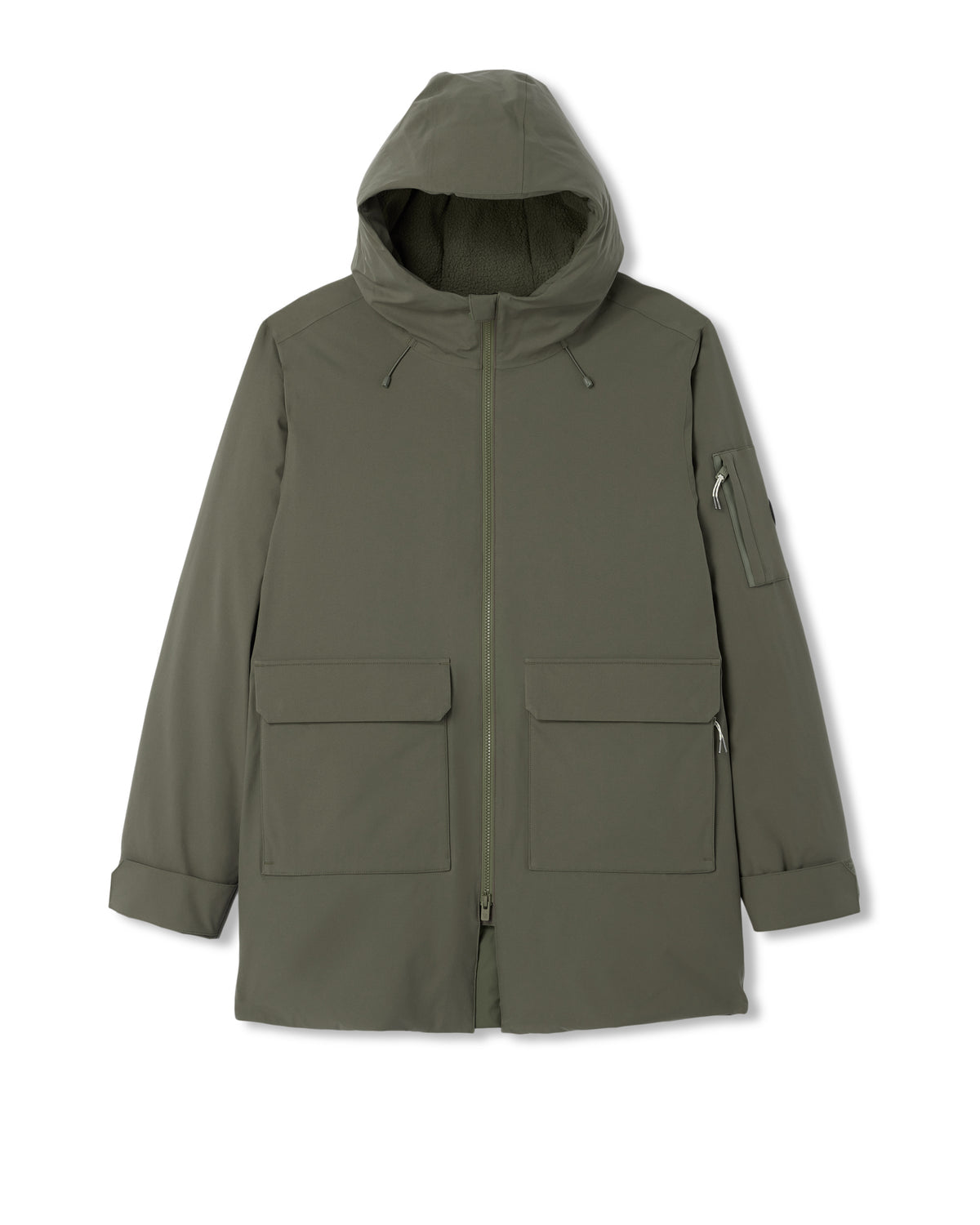 Bering Down Parka Warm Men's Oregano Jacket - Vuori