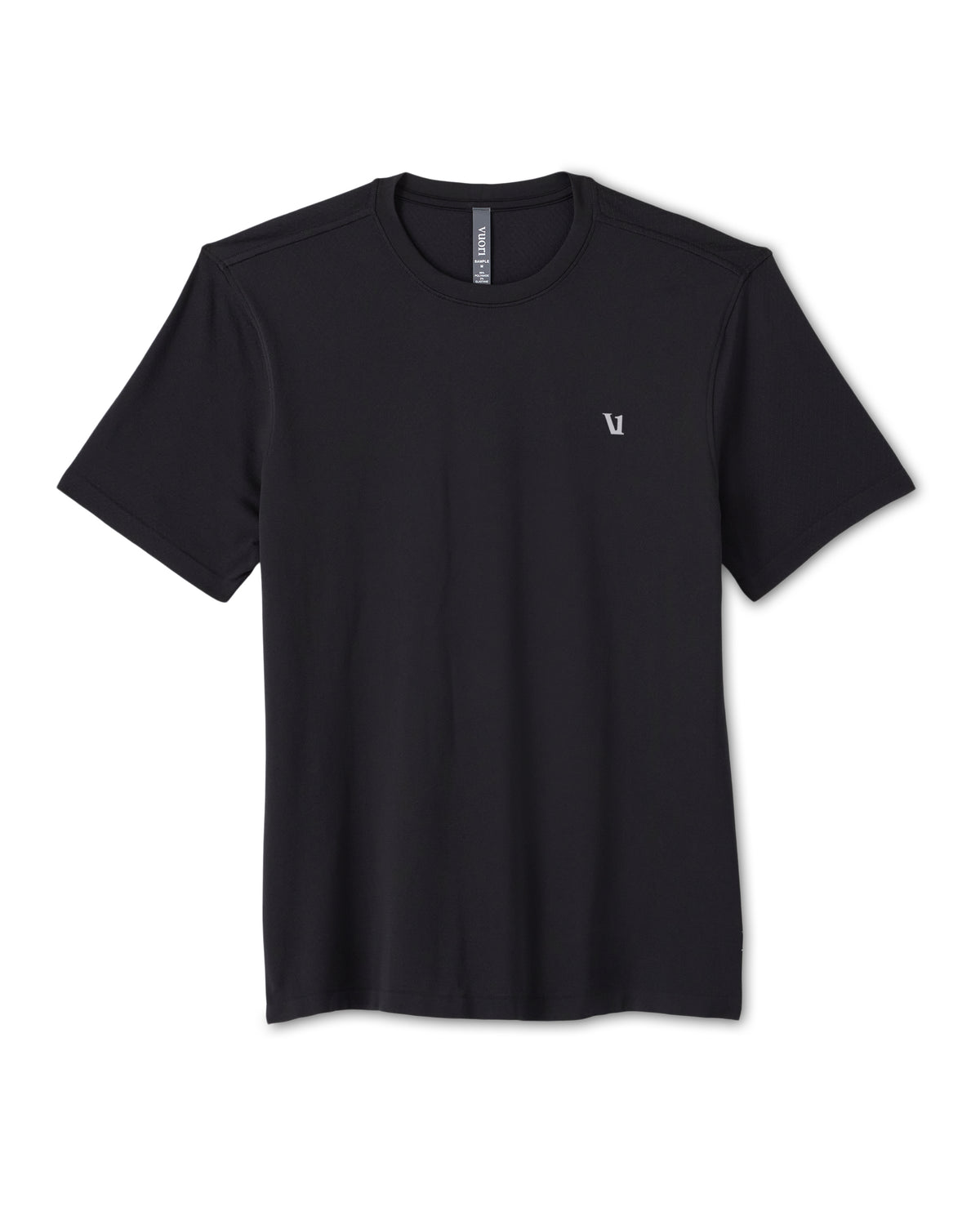 Short Sleeve Clearview Seamless Tee Black - Vuori