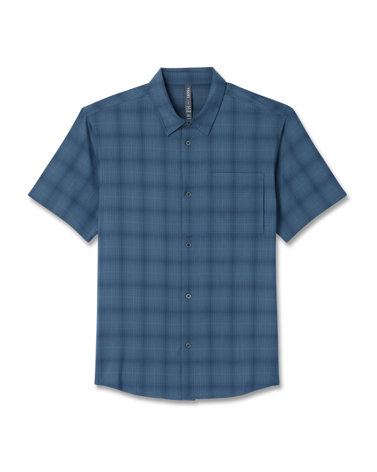 Short Sleeve Plaid Button Down Shirt Men's Abyss Shirt - Vuori