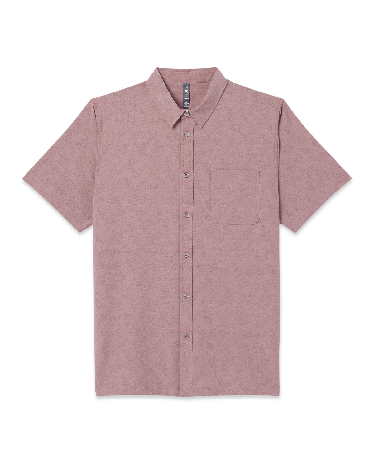 Short Sleeve Bridge Button Down Zion Rose Water Lily - Vuori