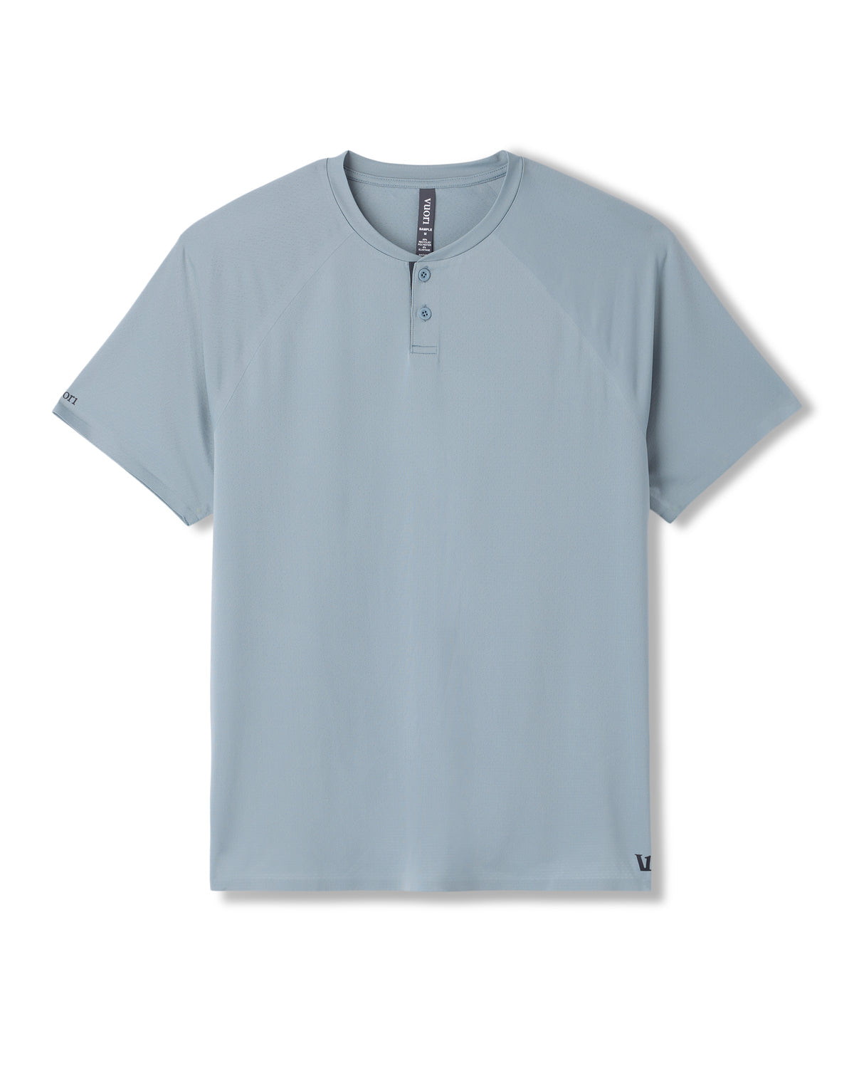 Short Sleeve Viewpoint Henley Mist - Vuori