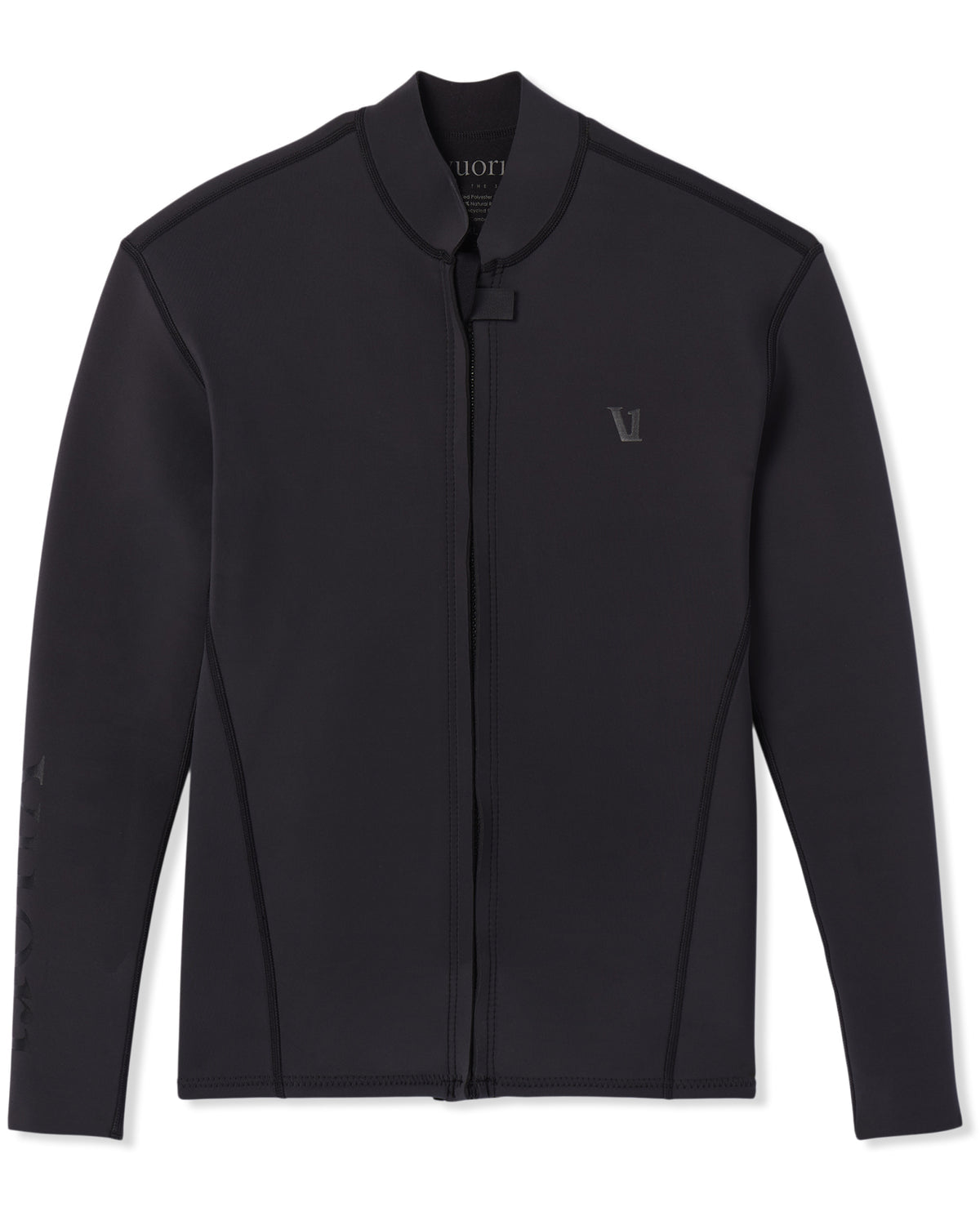 Long Sleeve Yulex Wetsuit Top Washed Black - Vuori