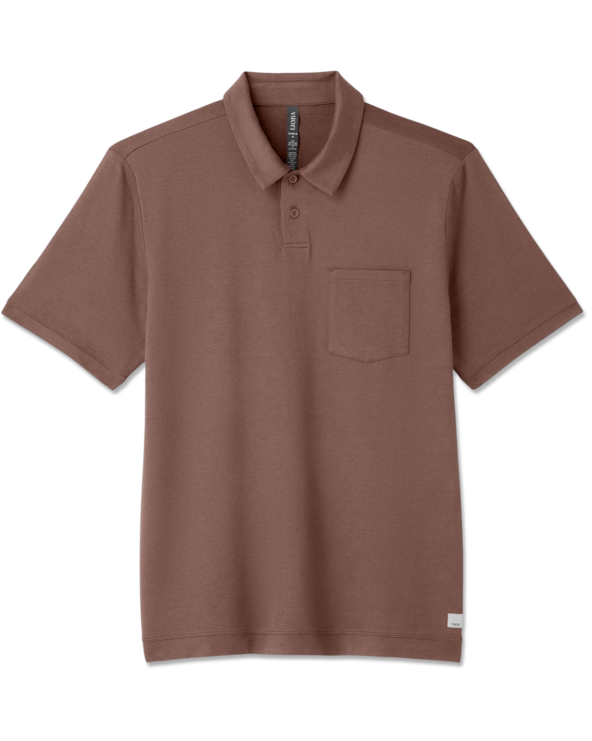 Short Sleeve Ponto Performance Polo Sable Heather - Vuori