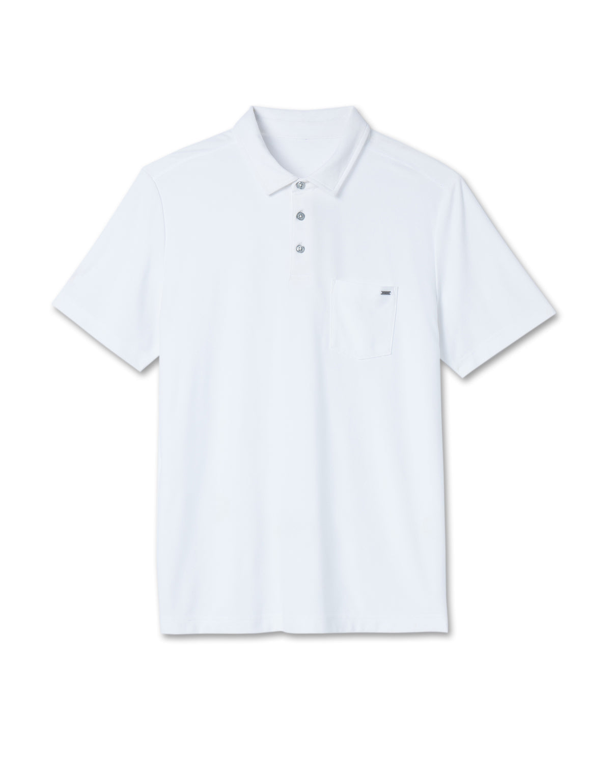 Ace Polo Men's White Polo Shirt - Vuori