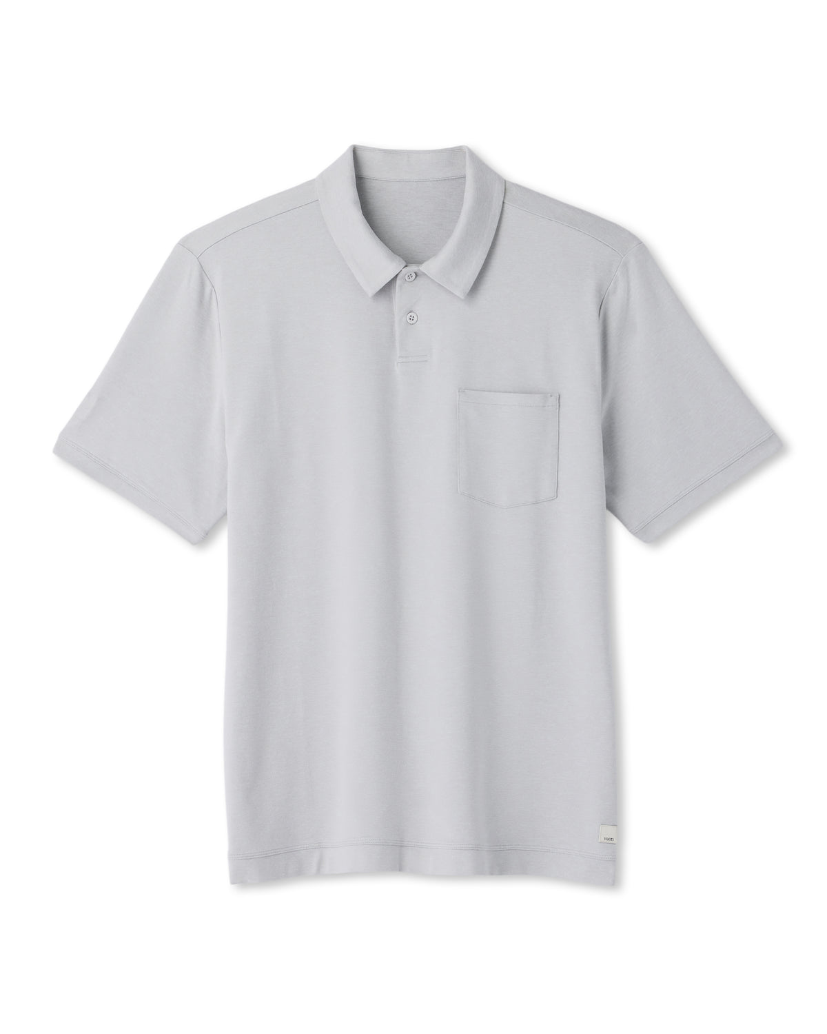 Short Sleeve Ponto Performance Polo Frost Grey Heather - Vuori