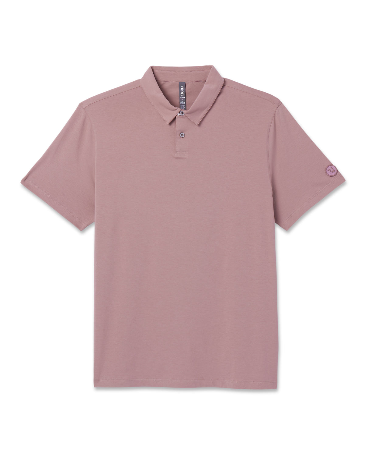 Short Sleeve Feather Polo Zion Rose - Vuori