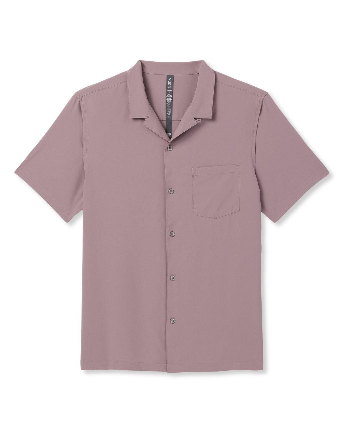 Seaport Button Down Men's Dark Umber Short Sleeve - Vuori