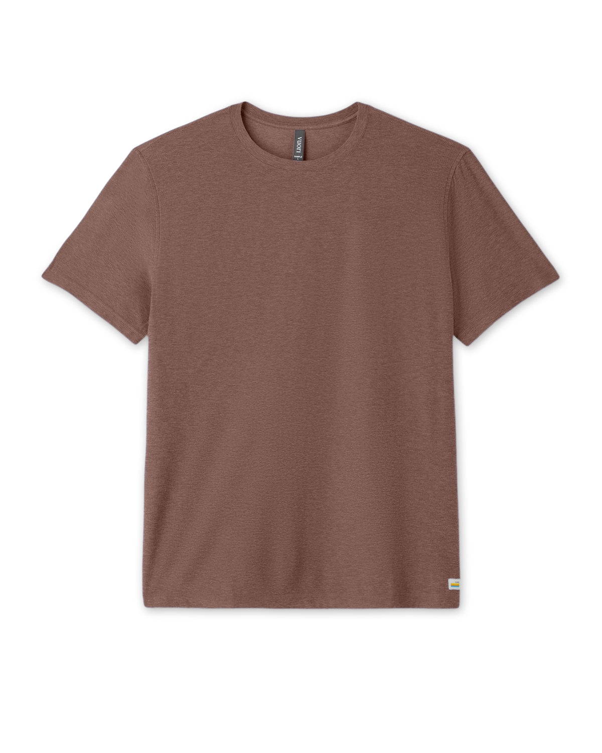 Strato Tech Tee Men's Sable Heather Performance T-Shirt - Vuori